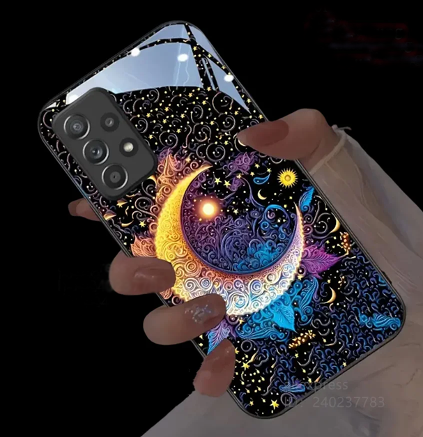 Luminous Galaxy Case with LED Light Effects