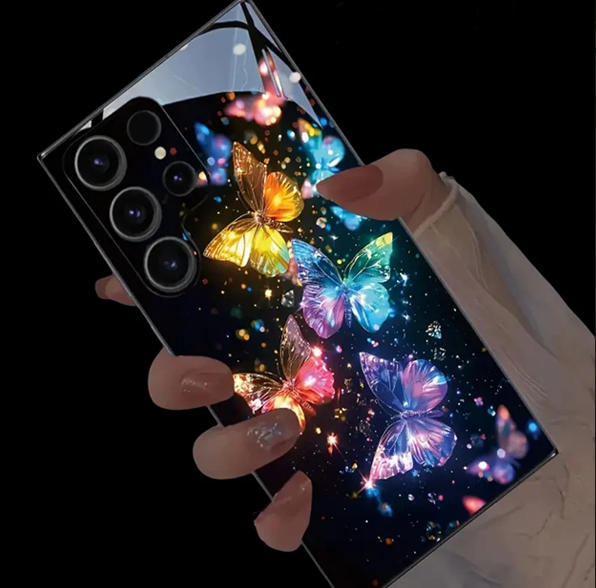 Smart LED Butterfly Case for Galaxy Phones
