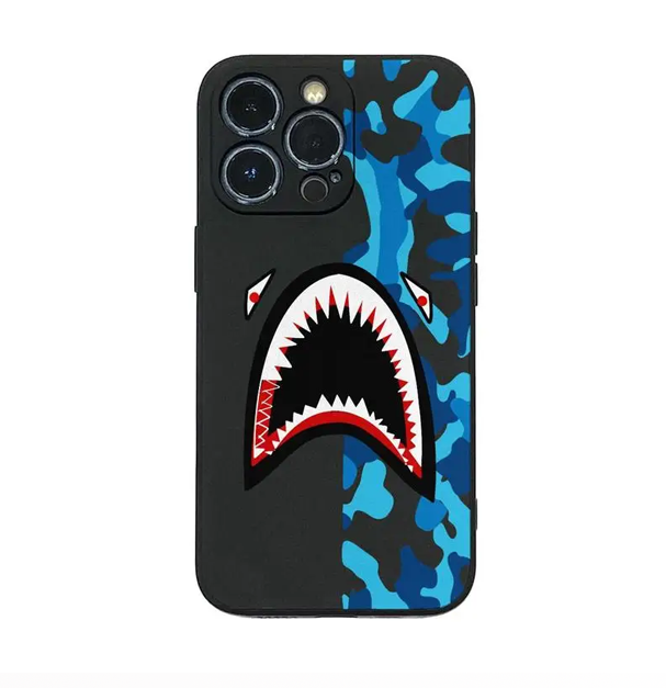 Shark Pattern TPU Case for iPhone 11-15 Pro Max