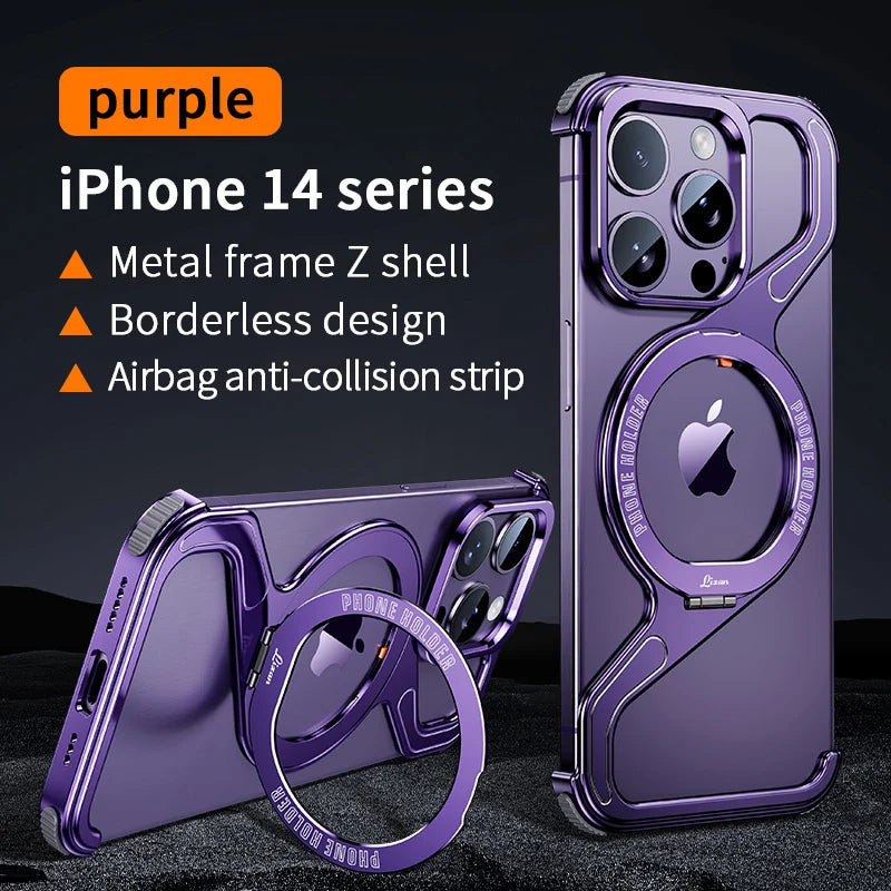 Magnetic Snap-on Case for iPhone 13-16 Pro Max