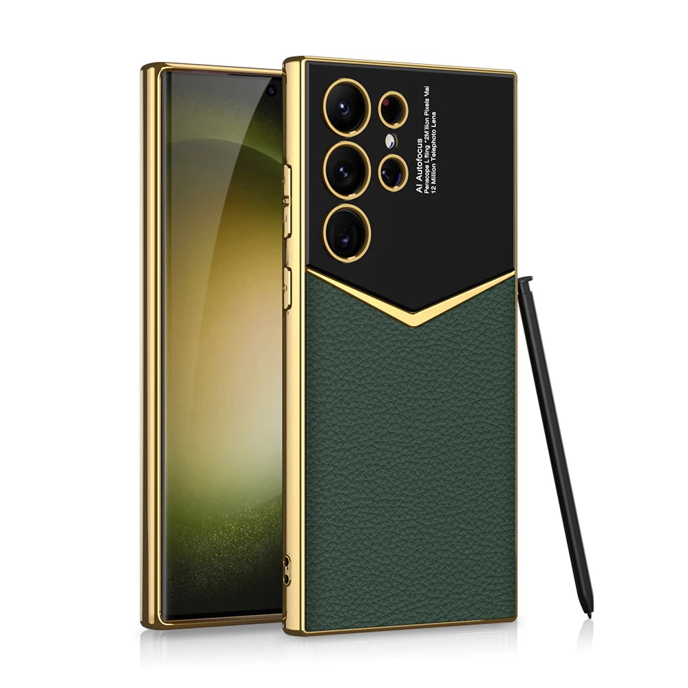 Green / case only (no pen) / for Galaxy S24