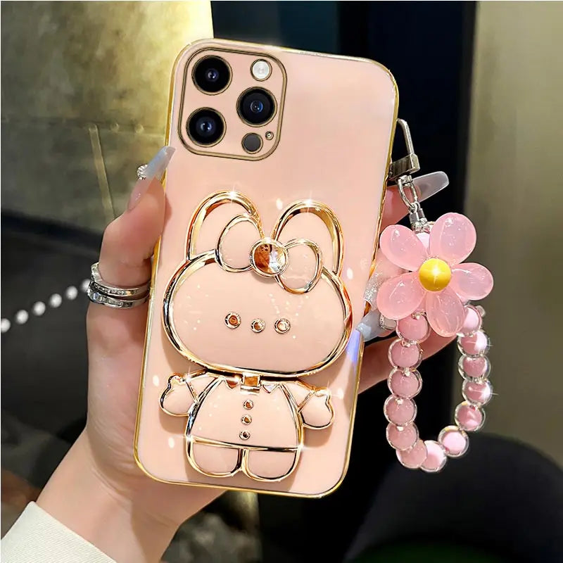 Pink / Case & Strap / for iphone 11 Pro