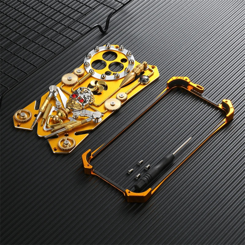 Cyberpunk Skull iPhone Case - Luxury Protection