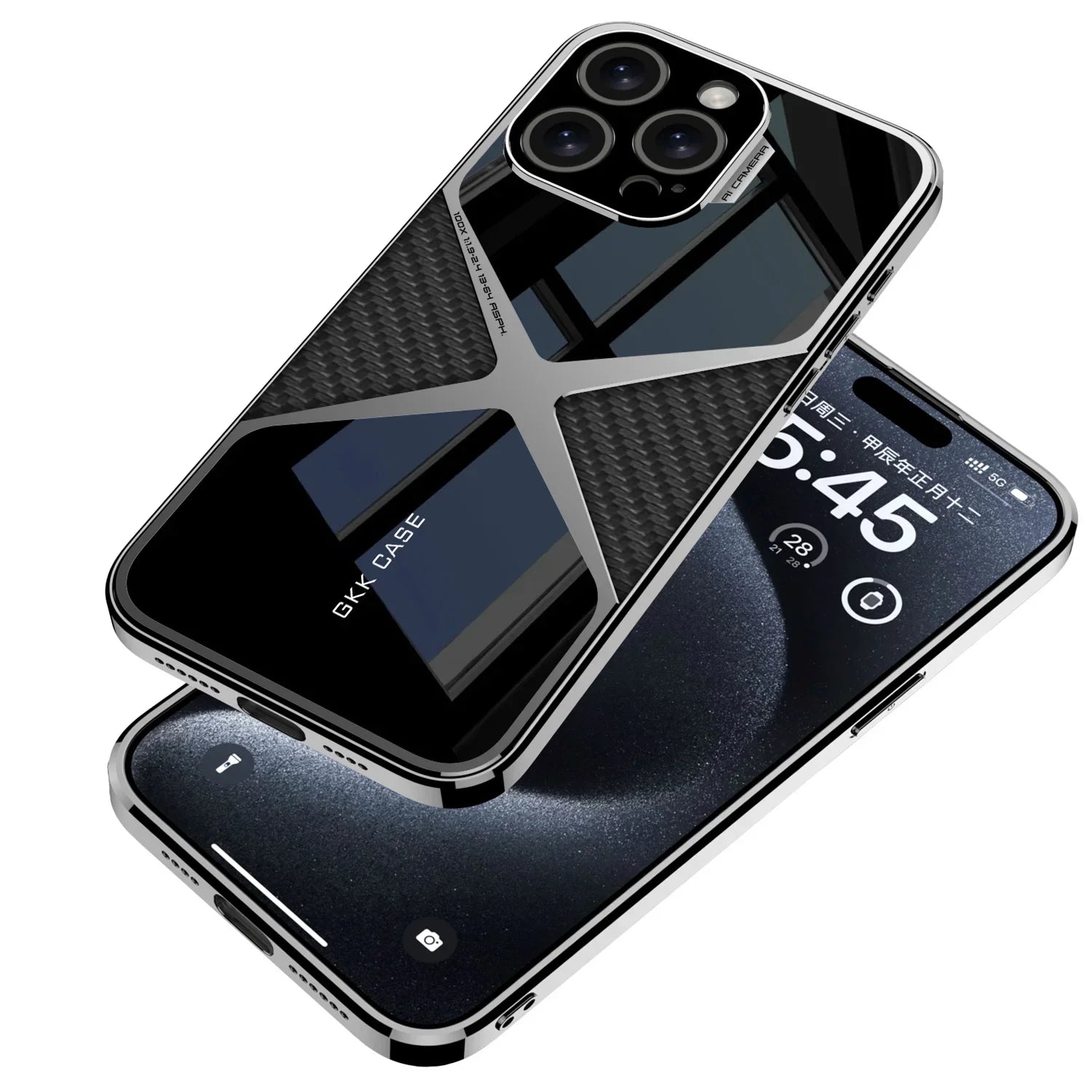 Electroplate Leather Case
