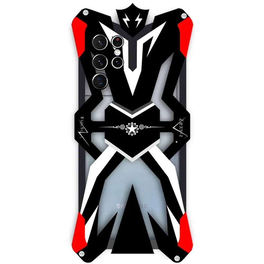 Black Red / For Galaxy S24 Ultra