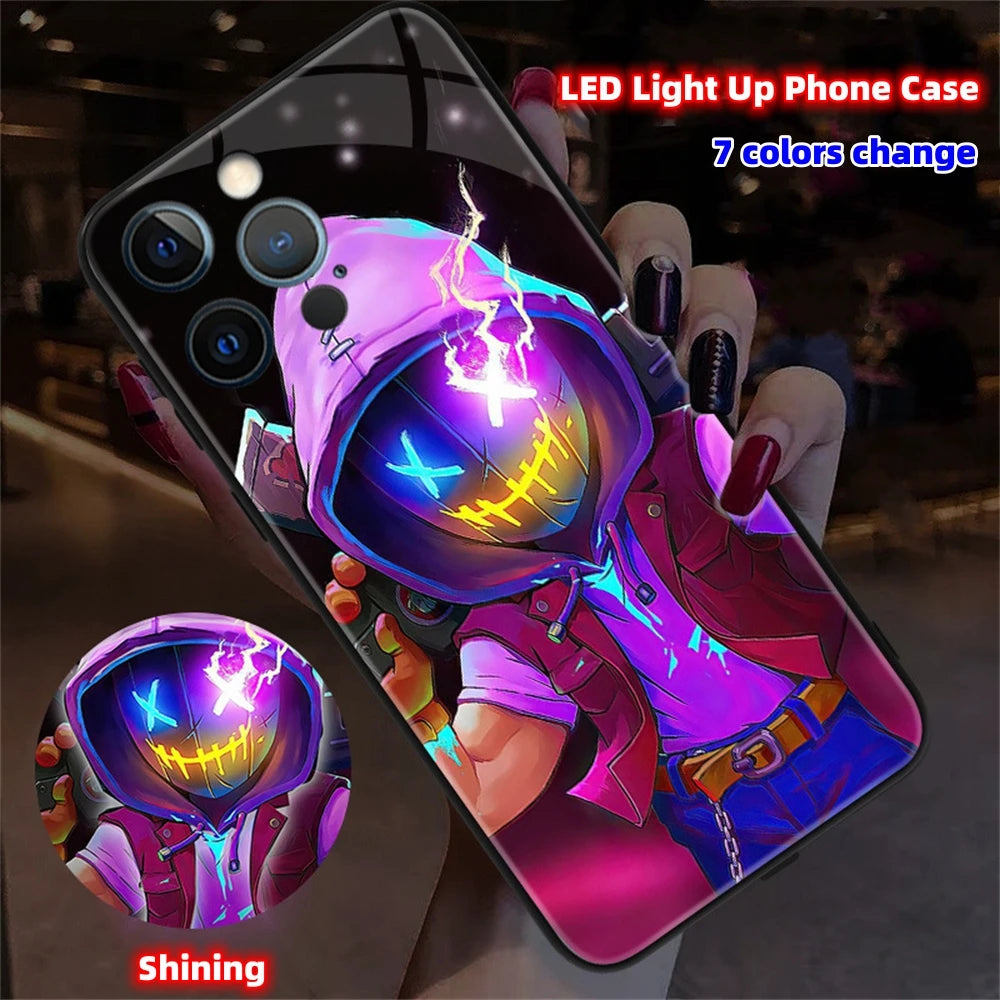 Smart LED Light-Up Phone Case for iPhone – Turn Heads Everywhere!