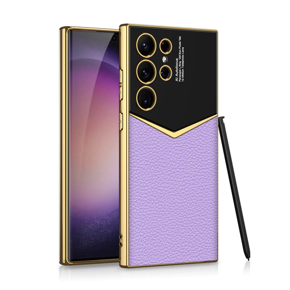 purple / case only (no pen) / for Galaxy S24