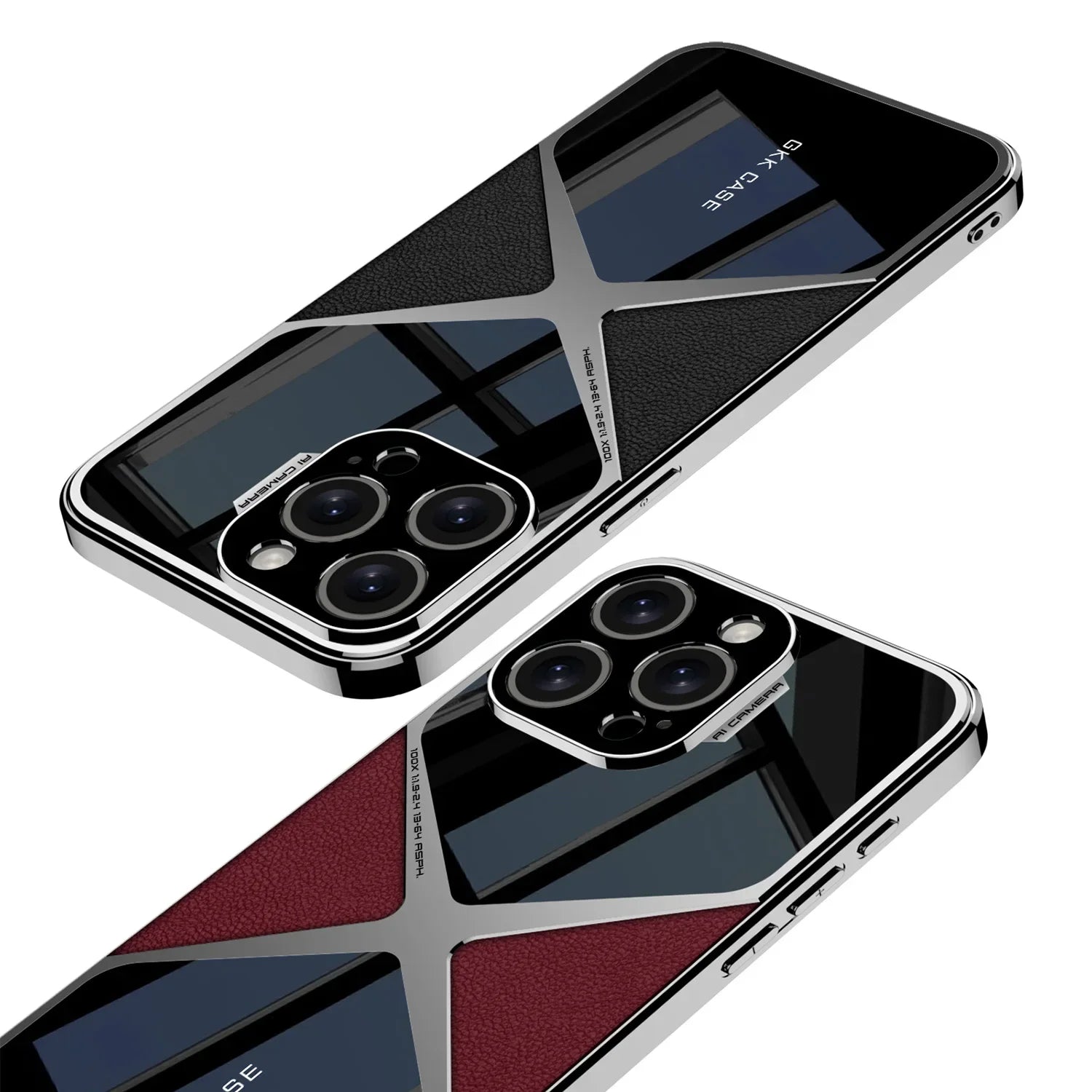 Electroplate Leather Case