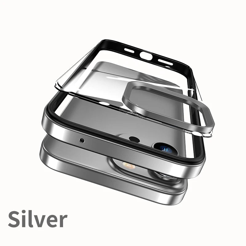 Silver 2 IN 1 / For iPhone 16Pro Max