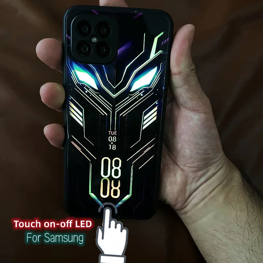 Smart Touch LED Case for Samsung S23 & More