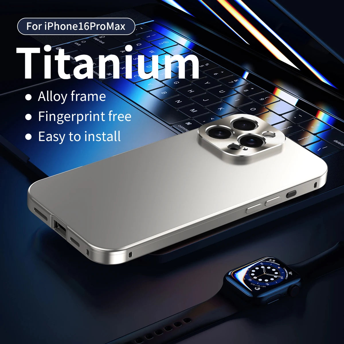 Titanium / For iPhone 15