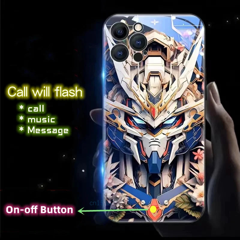 LED Shockproof Phone Case for iPhone 15 & More
