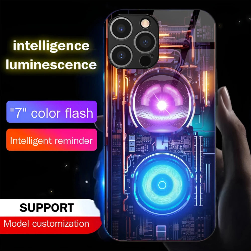 Cyber LED Music Flash Phone Case for iPhone - Shine Bright & Stay Protected