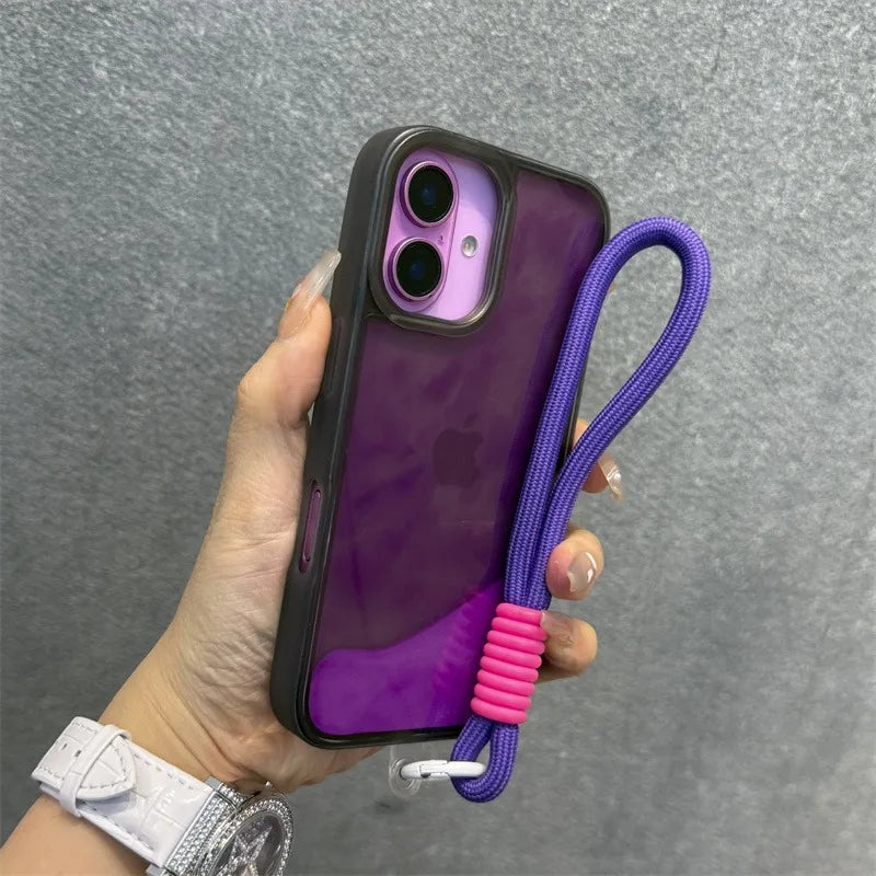 Luminous Quicksand iPhone Case - Shockproof & Stylish