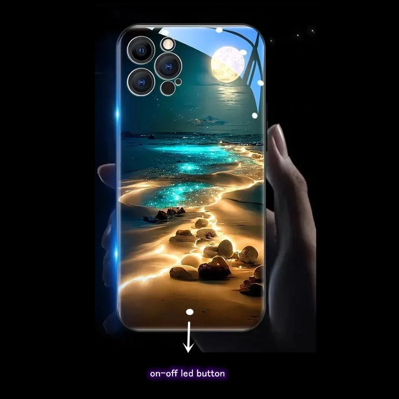 Luminous LED On/Off Phone Case for iPhone