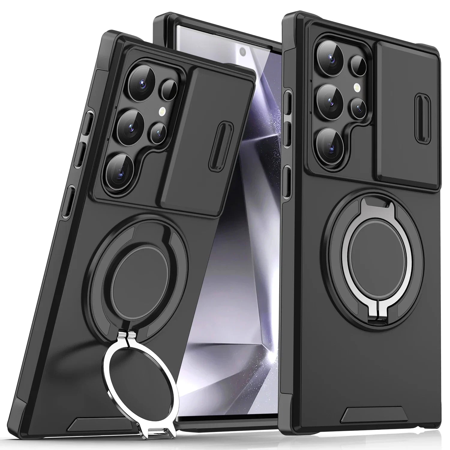 ArmorShield Magnetic Kickstand Case for Samsung Galaxy