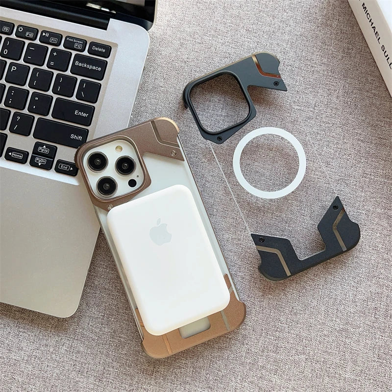 MagSafe Aluminum Alloy Phone Case for iPhone