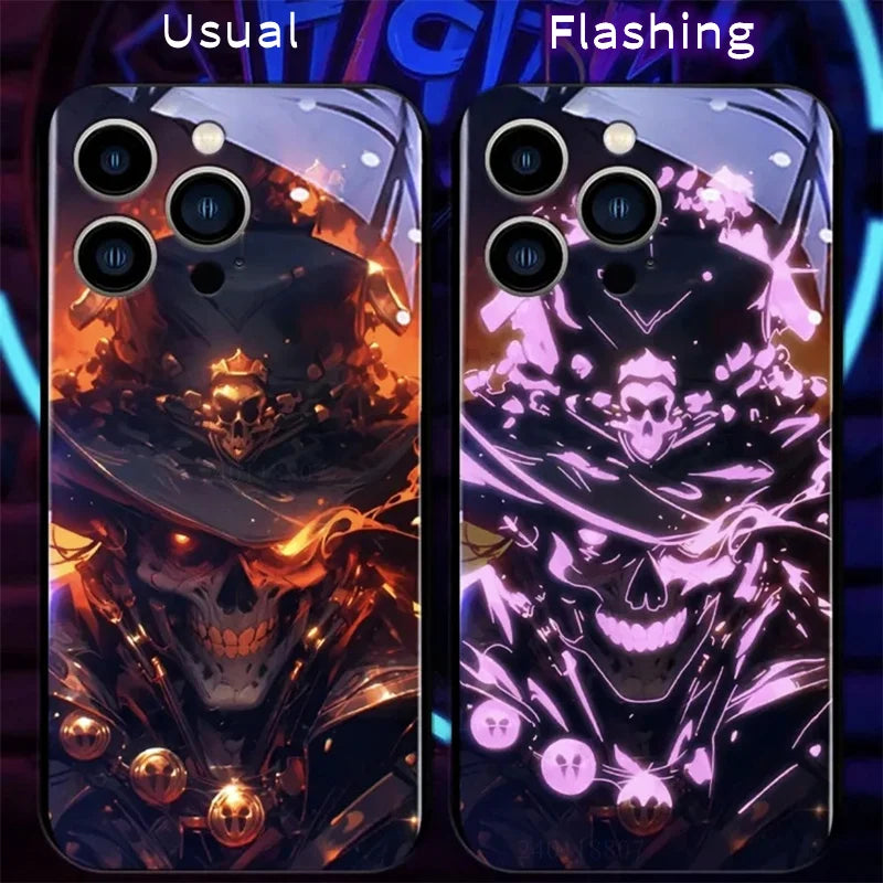 2025 LED Flash Phone Case for Samsung S20-S24