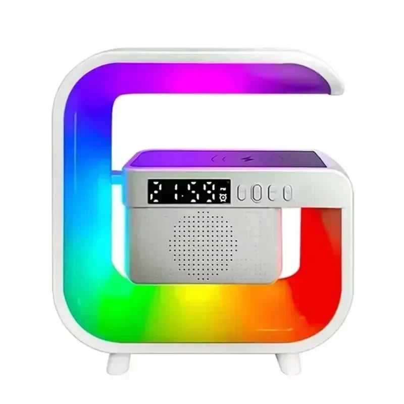 Fast Wireless Charger & Bluetooth Speaker Light