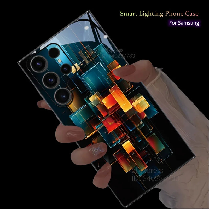 Stylish LED Phone Cover for Samsung Galaxy S Series
