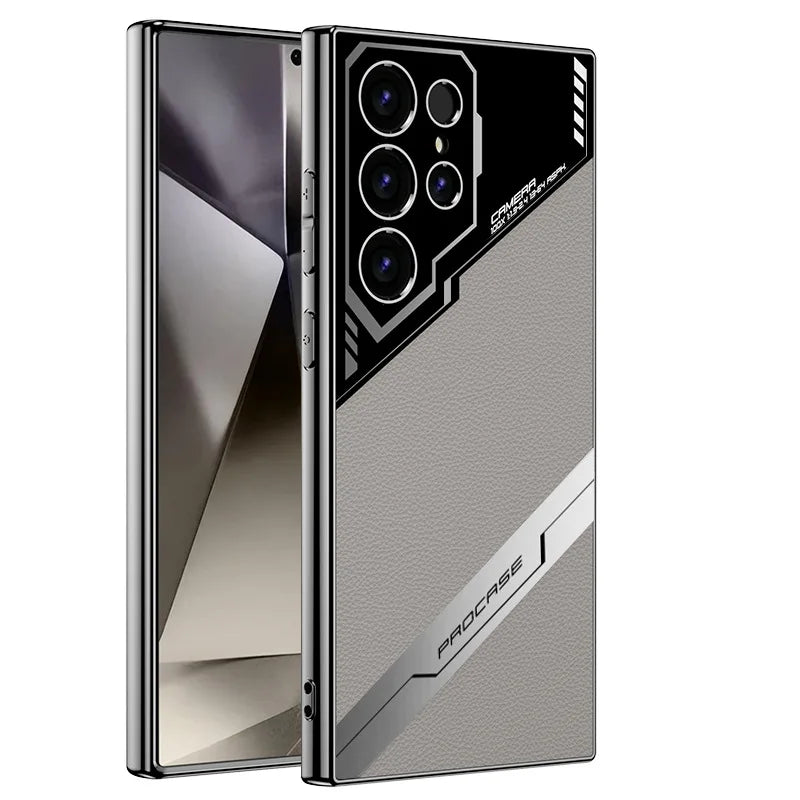 Samsung Galaxy S24 Ultra Shockproof Leather Case