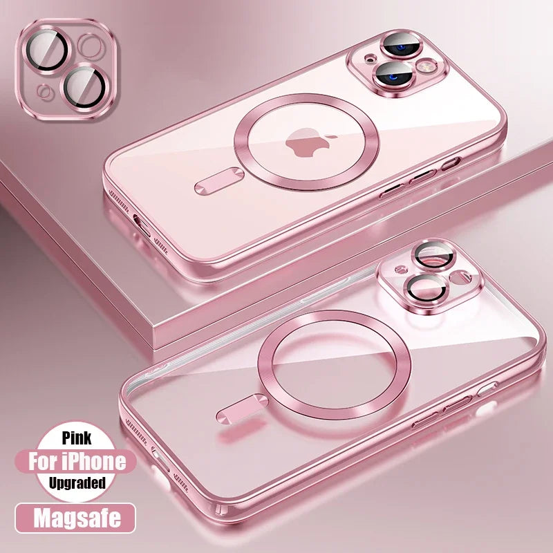 Ultrathin Pink Silicone Case for iPhone