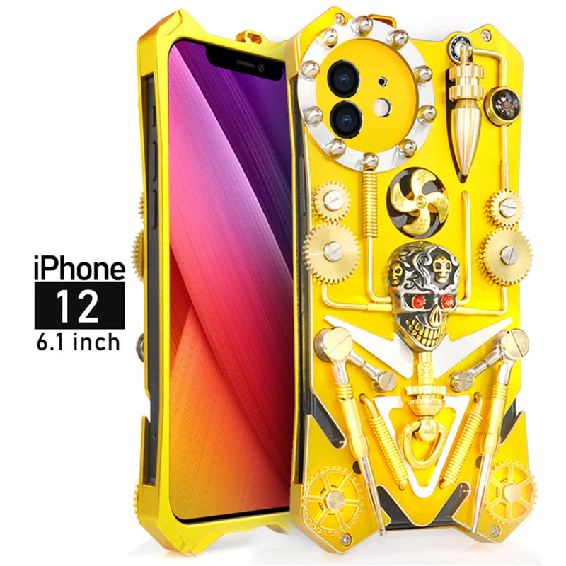 Cyberpunk Skull iPhone Case - Luxury Protection