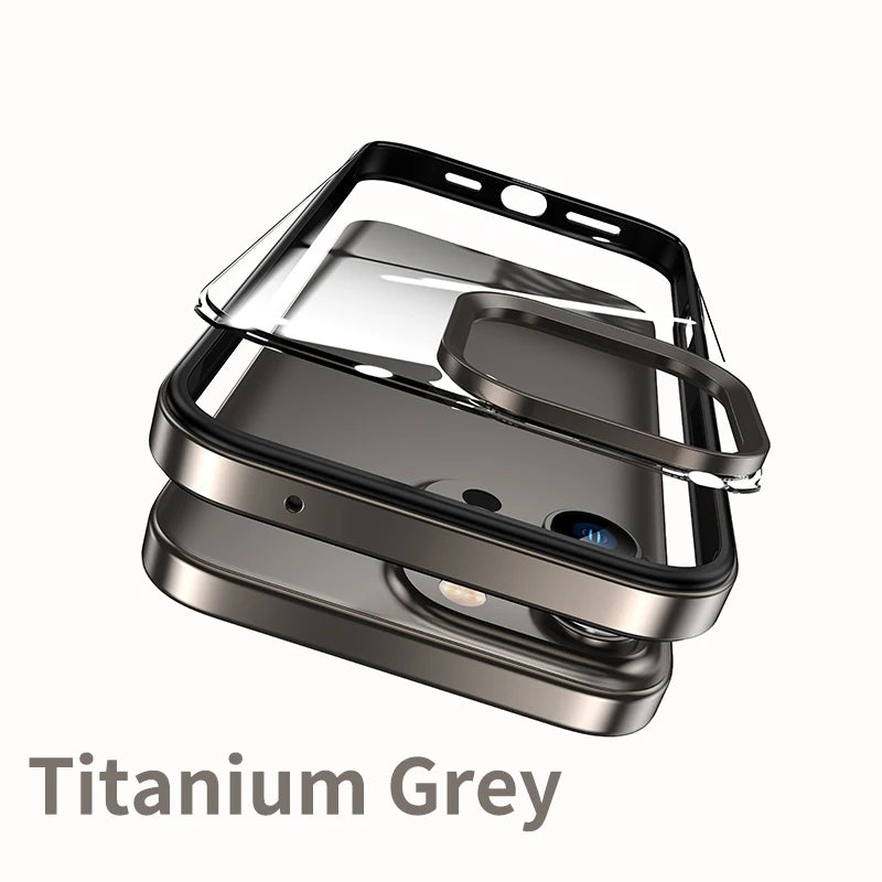 Gray 2 IN 1 / For iPhone 16Pro Max