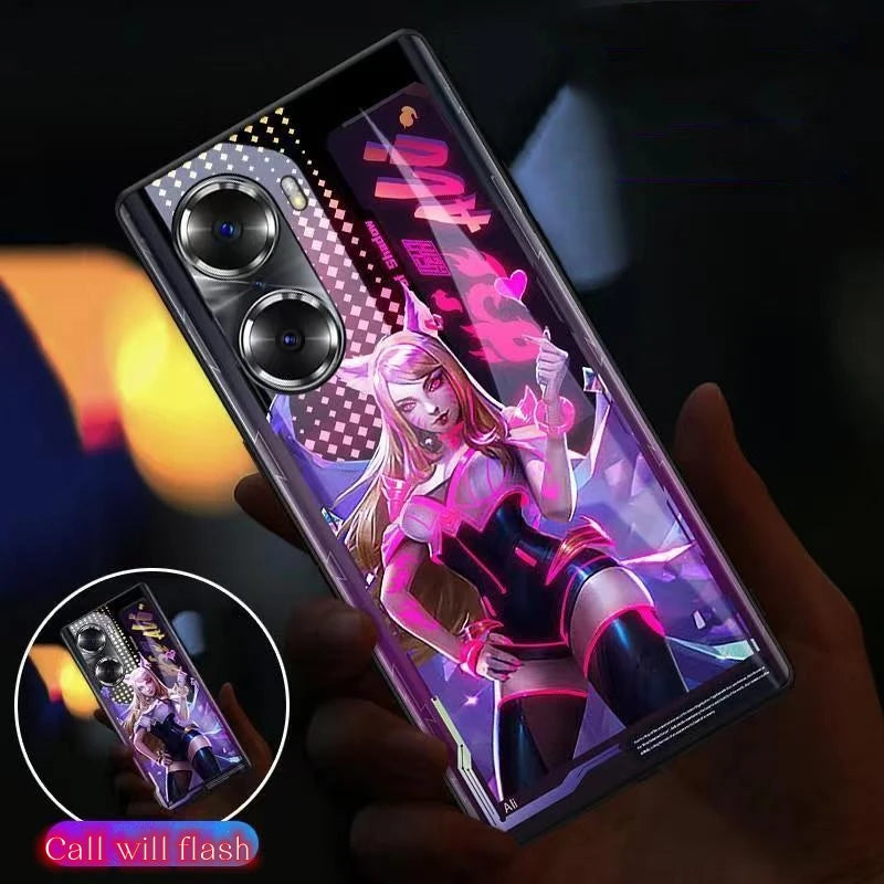 LED Flashing Phone Case for iPhone 15 & More
