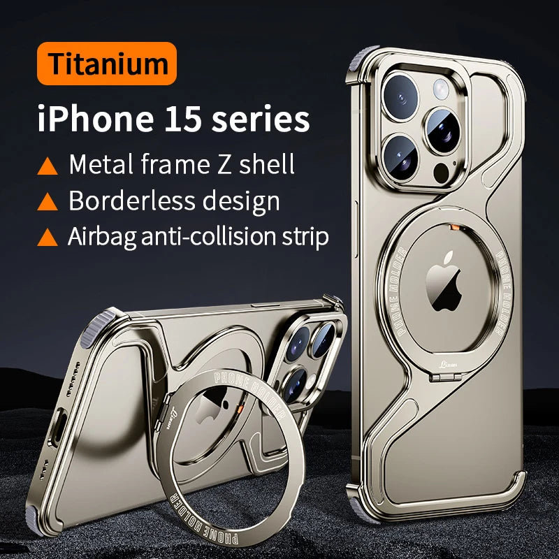 Magnetic Snap-on Case for iPhone 13-16 Pro Max