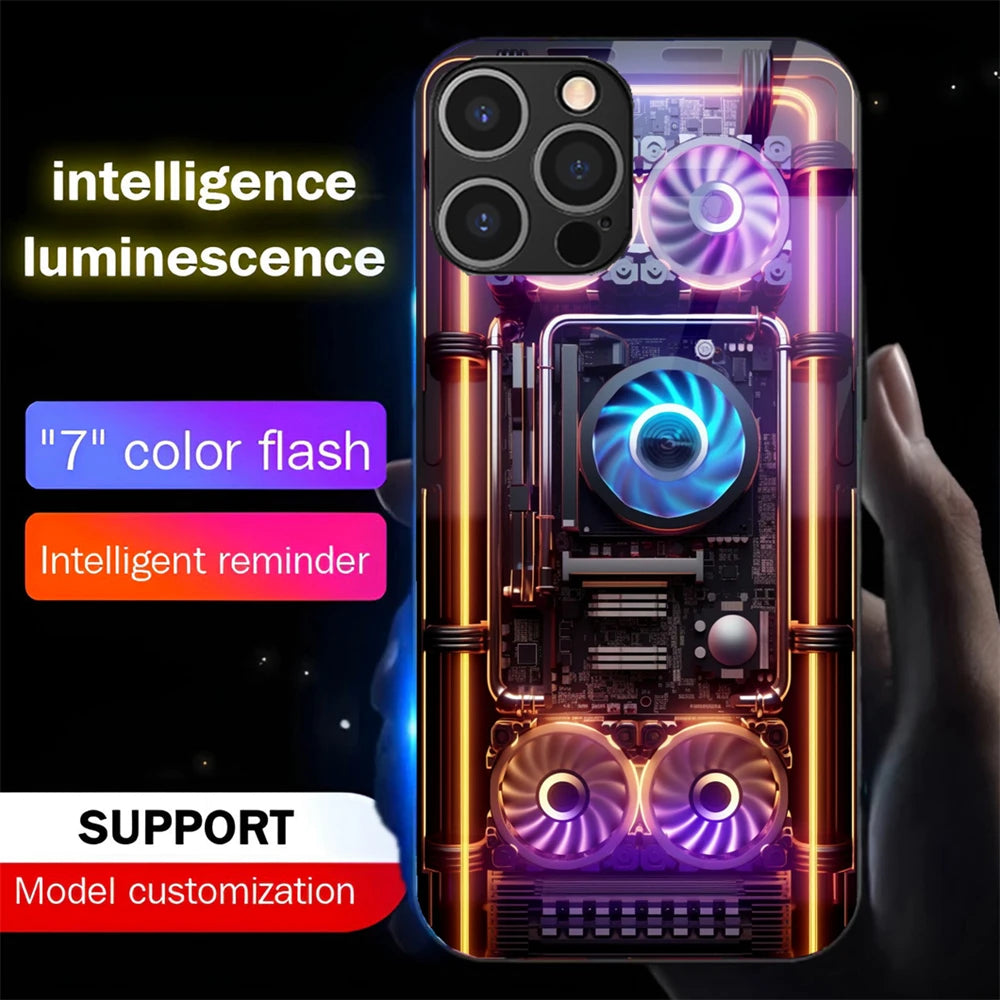 Cyber LED Music Flash Phone Case for iPhone - Shine Bright & Stay Protected