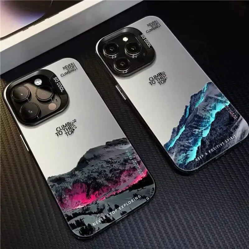 Sunset Peaks Matte Phone Case