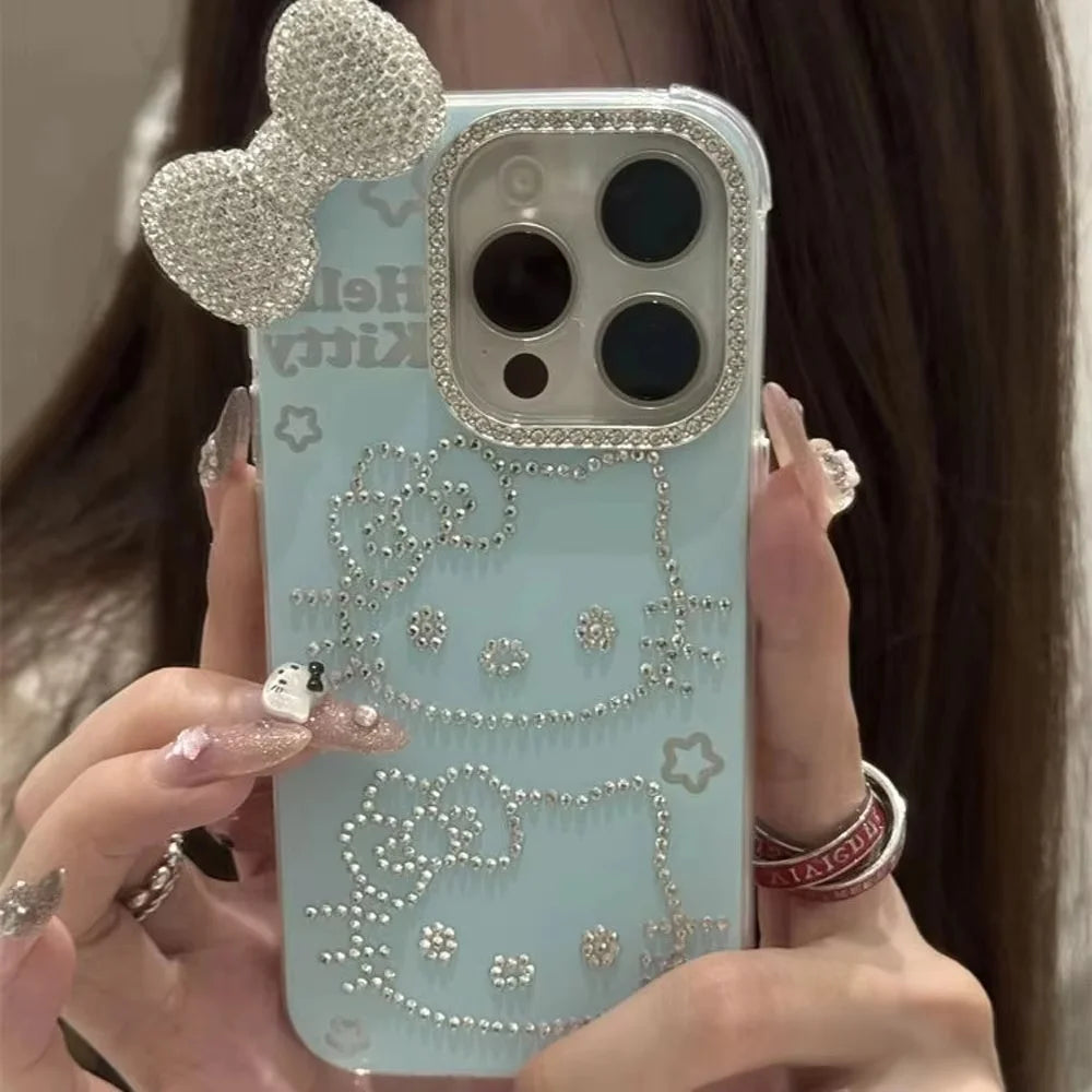 Diamonds Hello Kitty Iphone Case