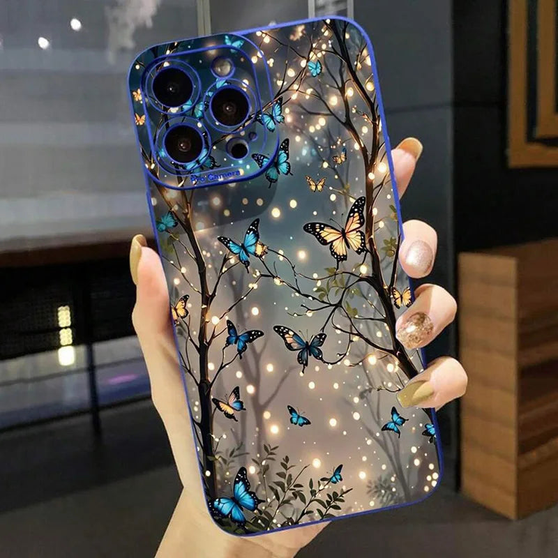 Glow Butterfly iPhone Case