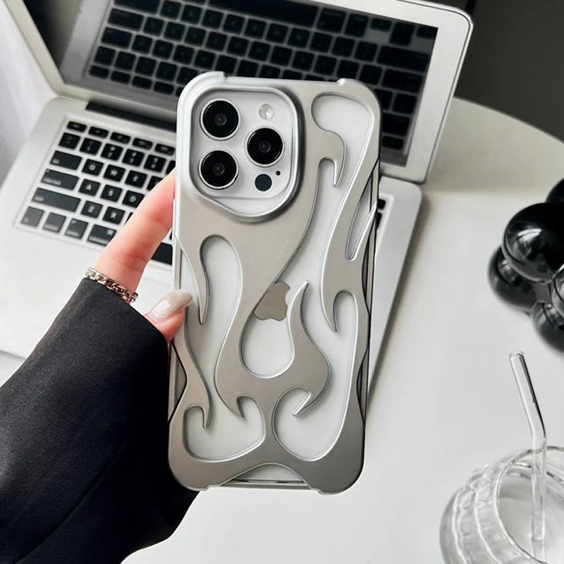 Inferno 3D Flame Hollow Phone Case