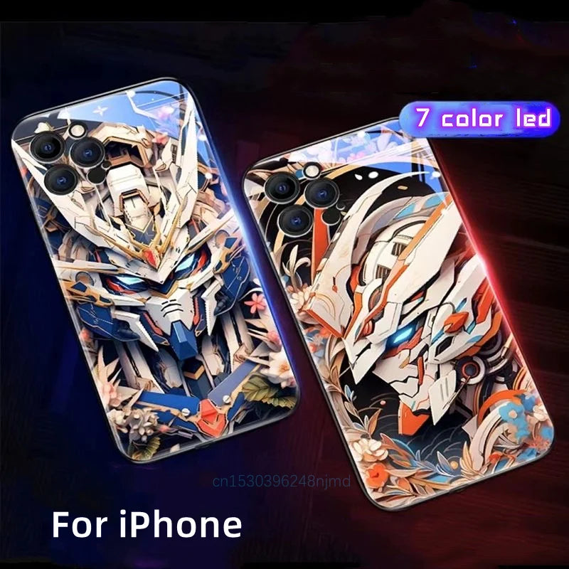 Vibrant LED Shockproof Phone Case for iPhone 15 & More