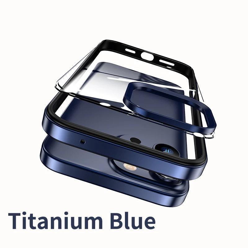 Blue 2 IN 1 / For iPhone 16Pro Max