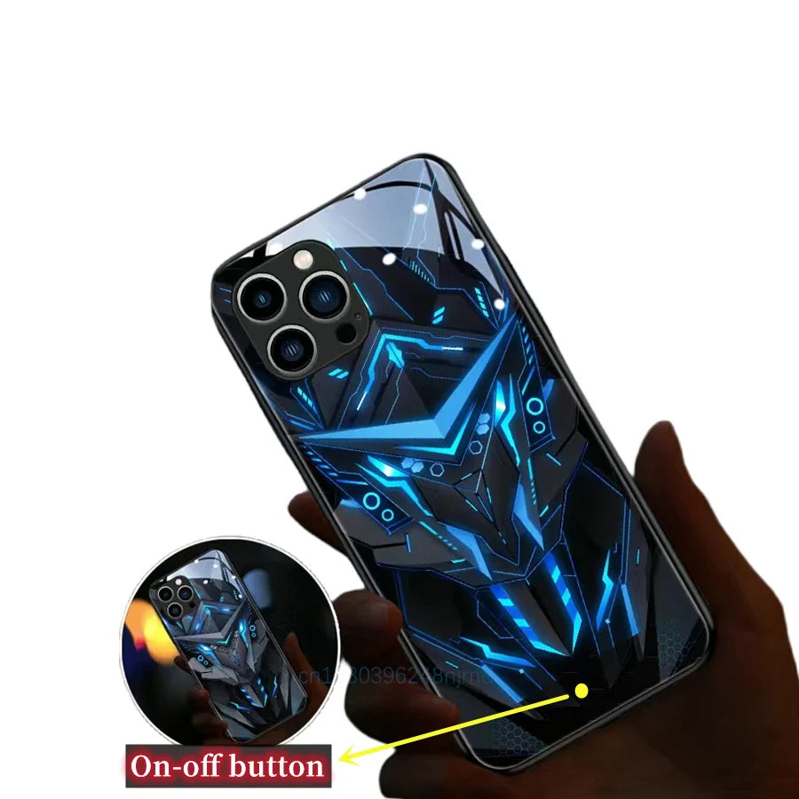 Colorful Flash LED Phone Case for iPhone 15 & More